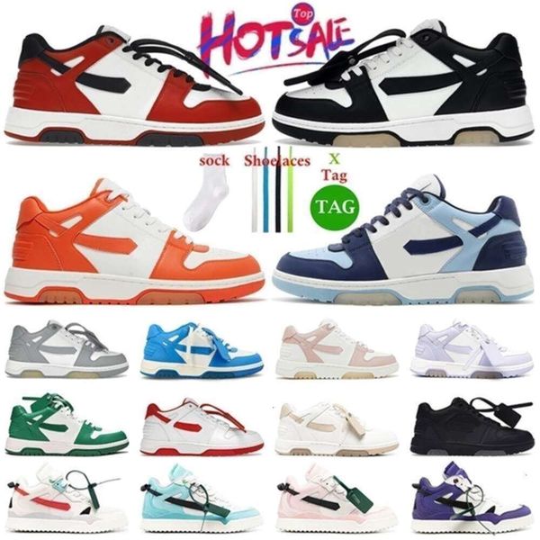 

Out of Office Trainers Low Tops Offes Shoes OOO Black White Blue Vintage Distressed Mid Top Sponge Off Designer Platform Mens Women Loafers Sneakers, A1 white red