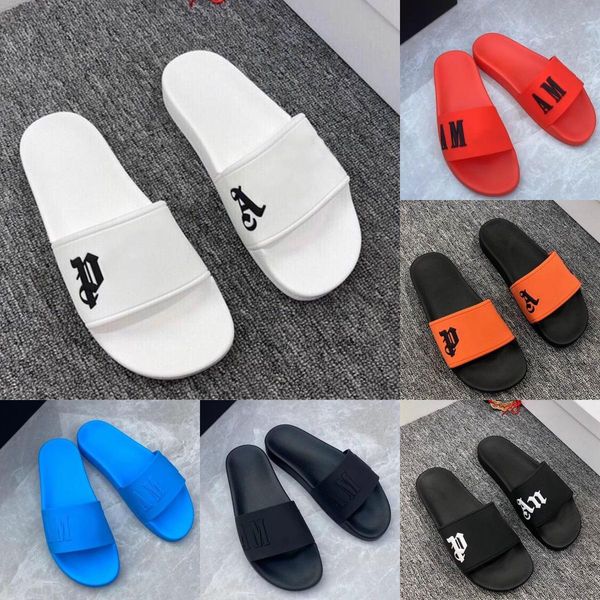 

PAN 35-46 Wholesale Top Designer Slippers Mens Womens Soft Rubber Slides Summer Beach Sandals Outdoor Home Flat Flip Flops Lady Slipper, Color#3