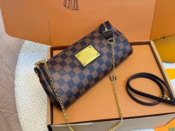 

5A Quality Small Square Bag Women's Shoulder Bag Designer Crossbody Bag Letter Printed PU Leather Phone Bag Flap, Brown