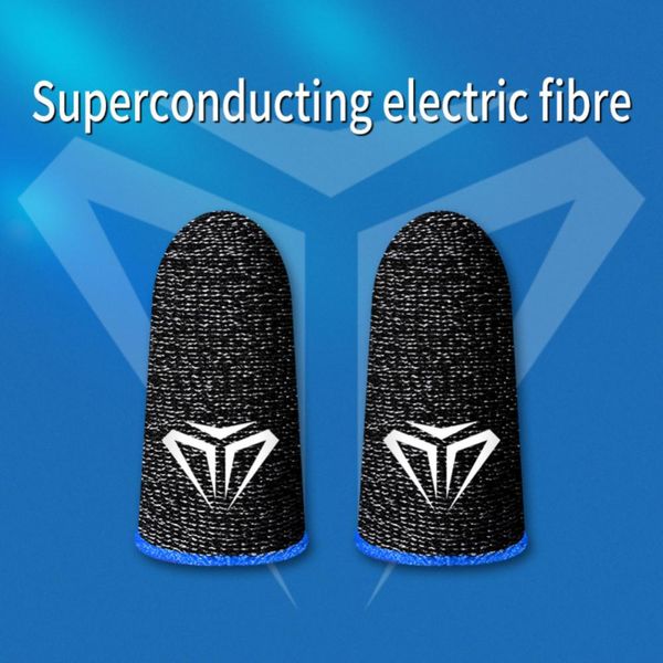 1Pair Gaming Finger Sleeve For PUBG Mobile Games Touch Screen Finger Cots Cover Breathable Fingertips Sensitive Mobile Touch