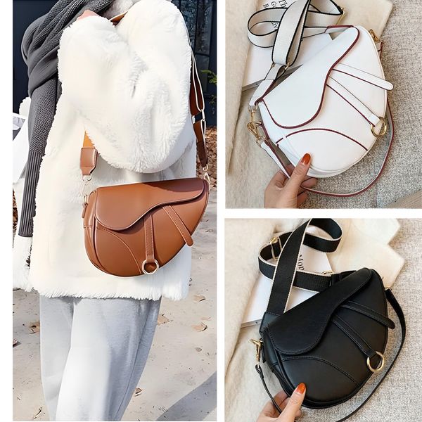 

Hot Designer Bag Saddle Bag Shoulder Bag Fashion Handbag Ladies Crossbody Bag Top Quality Bag For Woman Casual Wallet Luxury Leather Purse Evening Bags, #5