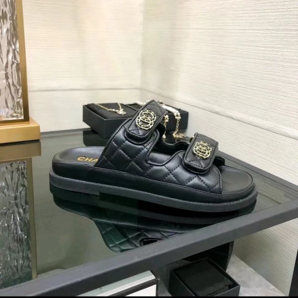 

designer sandals slipper designer sandals Man Women Sandals High Quality Calf leather Casual shoes quilted Platform Summer Comfortable Beach Casual 5A 35-42, #3