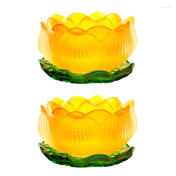 

Holders Candle H051 2 Pcs Colorful Glazed Lotus Leaf Candlestick Pillar Holder Tabletop Decor Home Furnishing Desktop Lighting Ornament stick