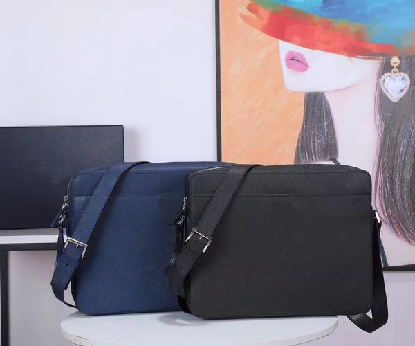 

10A Men's crossbody Bag Fashion Shoulder Bag Messenger Bag Cross Print cowhide Envelope Bag Designer Commuter Bag Men's wallet with adjustable straps, Black2