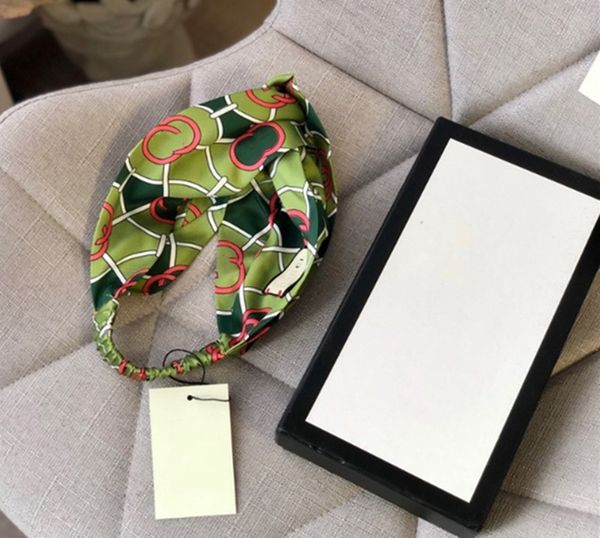 

Designer Headbands 100% Silk Cross Elastic Women Headband Girls Hairbands Luxury Scarf Hair Accessories Gifts Retro Turban Headwraps Flowers Hummingbird Orchid