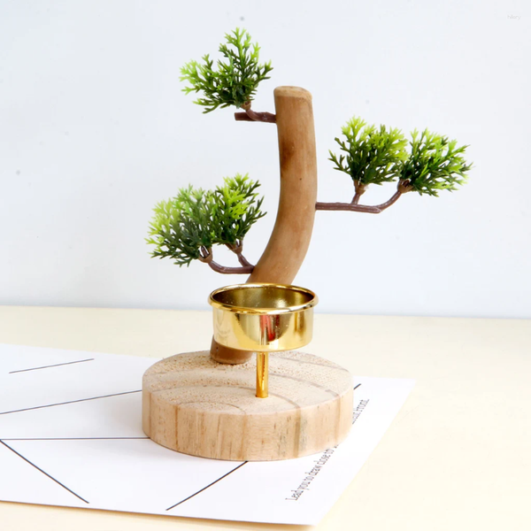 

Holders Candle Handmade Wooden Tealight Holder For Gifts Crafts Ornament Home Furnishing Stand Wedding Supplies