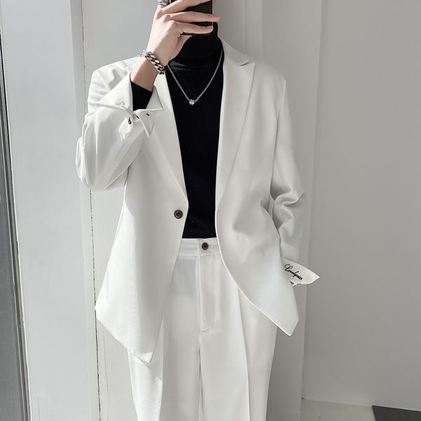 

H4 Men's casual suits, mature Korean style, trendy and handsome, Orange