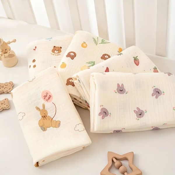 

Super soft 2 layer gauze Swaddle - absorbency, lightweight summer baby bath towel