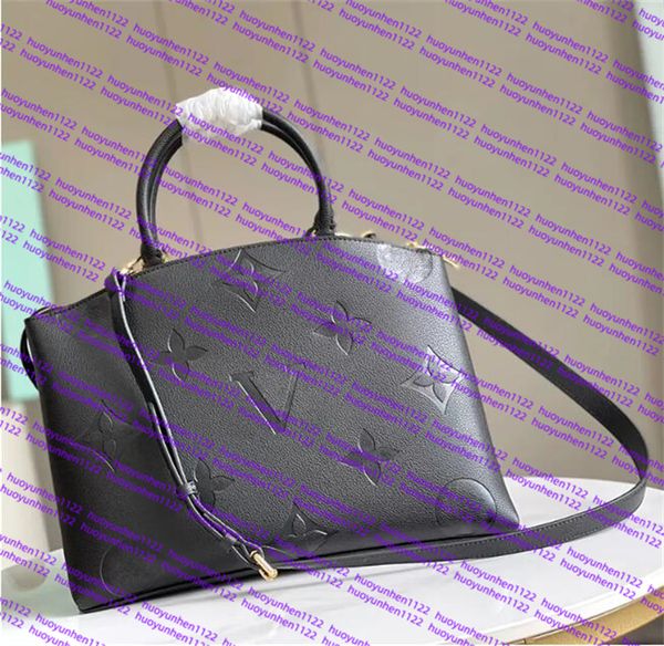 

11A Top Quality Genuine Leather Bags Women Embossing Handbags Shoulder Messenger Bags PETIT PALAIS Tote GRAND PALAIS Satchel, 12#