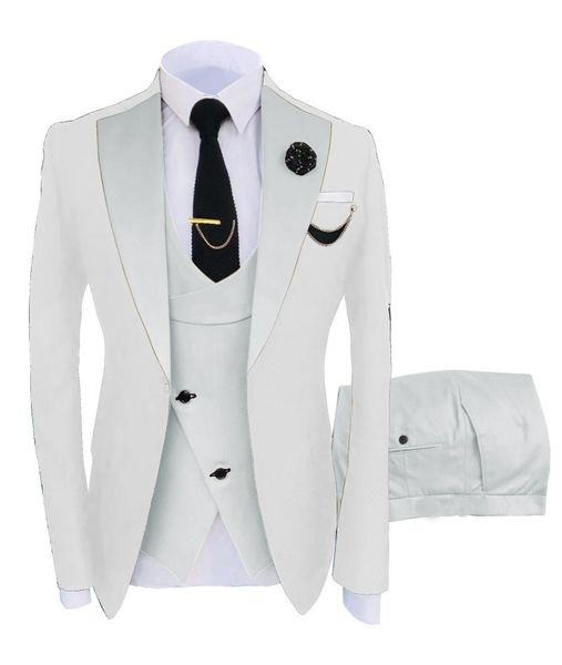 

K553 Men's Classic Suit - Banquet Host & Groomsmen Jackets Collection, White