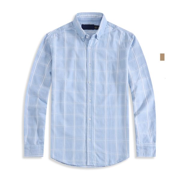 

Classic Plaid Long Sleeve Shirt for Men British Gentleman Style Comfortable Fit Spring Autumn Business Casual Designer Shirt Small Check Pattern Shirt, H904-green
