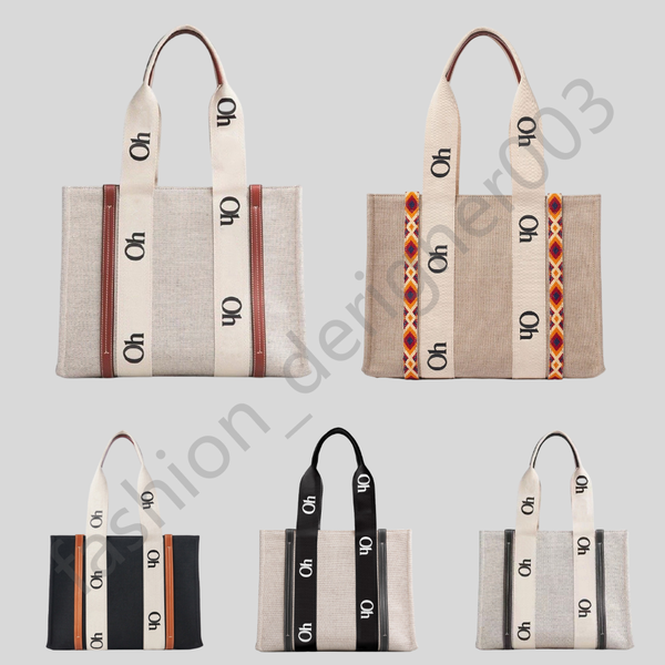 

Top designer bag tote bag women's handbag luxury fashion handbag single shoulder large capacity canvas bag beach bag letter designer crossbody bag 37cm, #6 35cm