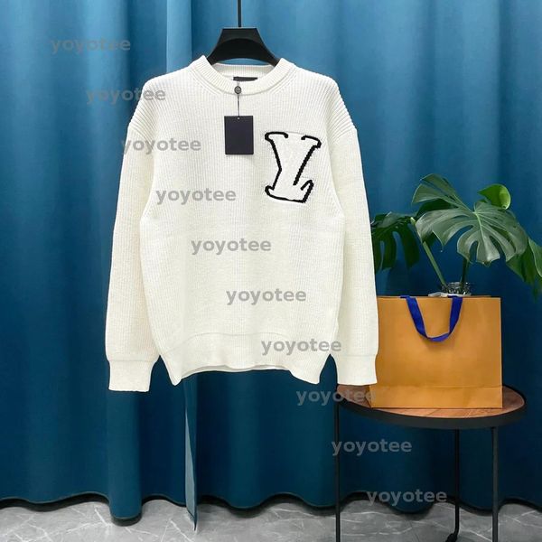

2025 Mens sweater designer sweater Man Long Sleeve Fashion Hoodie Clothing Sweaters knit sweater Embroidery Knitwear Winter Clothes Plus size S-XL BFG2411291, A2