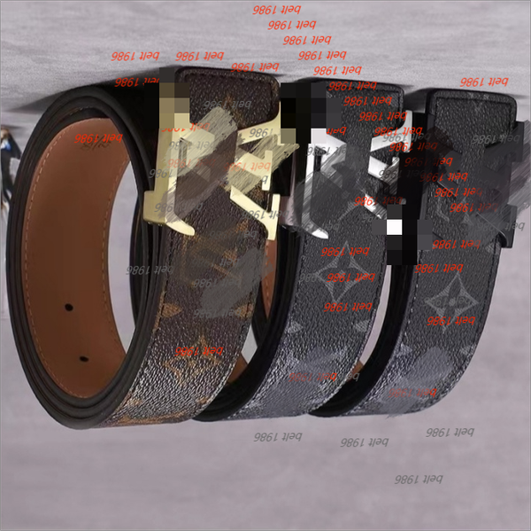 

Fashion Womens Belt men designers Leather Waistband Black Brown Cowhide Belts Women Classic Casual cinturones de diseno 100cm-125cm, No4