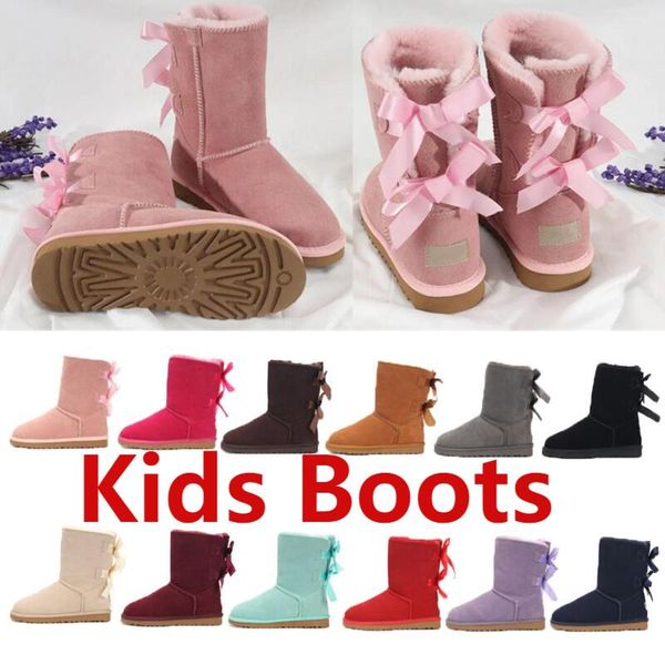 

Kids Tasman Boots Black Toddler Plush Slide Australia Snow Boot Children Shoes Winter Boots Classic Mini Boot Baby Fur Booty Boys Girls Ankle Child Suede Booties, A1#3280 bootsuggs