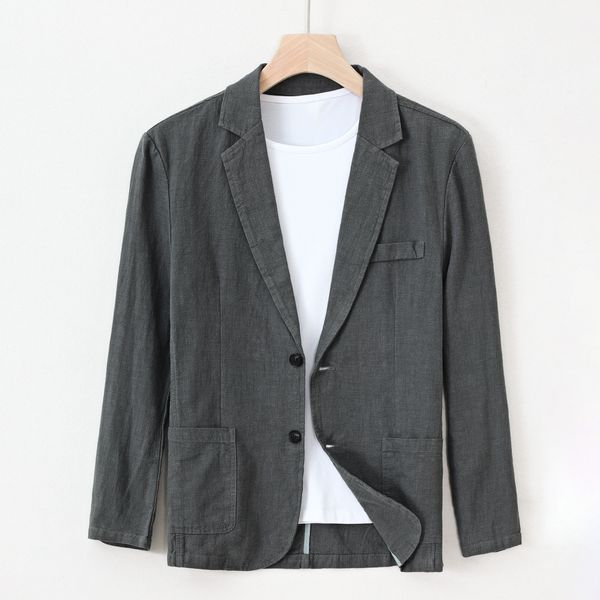 

H438 Suit middle-aged men's fashion casual suit jacket single western casual wear, Purple
