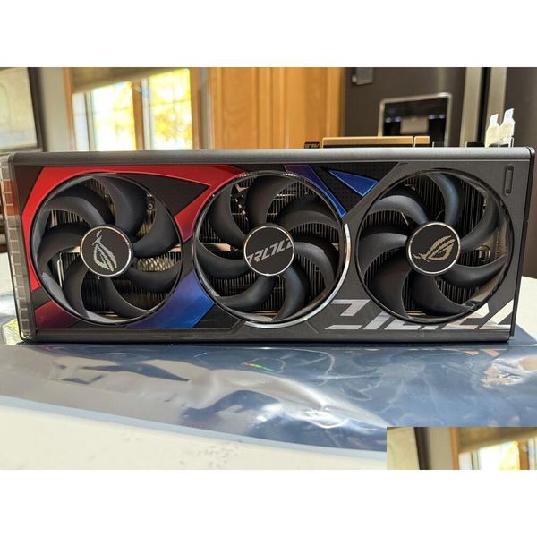 

Asus Graphics Cards Rog Strix Nvidia Geforce Rtx 4090 24Gb Gddr6X Gaming Card Drop Delivery Computers Networking Computer Components Otf4Z