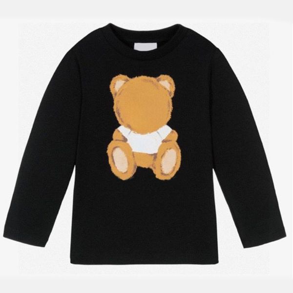 

Kids Clothing Casual Flame Long sleeved T-shirt Boys Grls 100% Cotton Comfort AAA 90-150CM Tops Tees, White