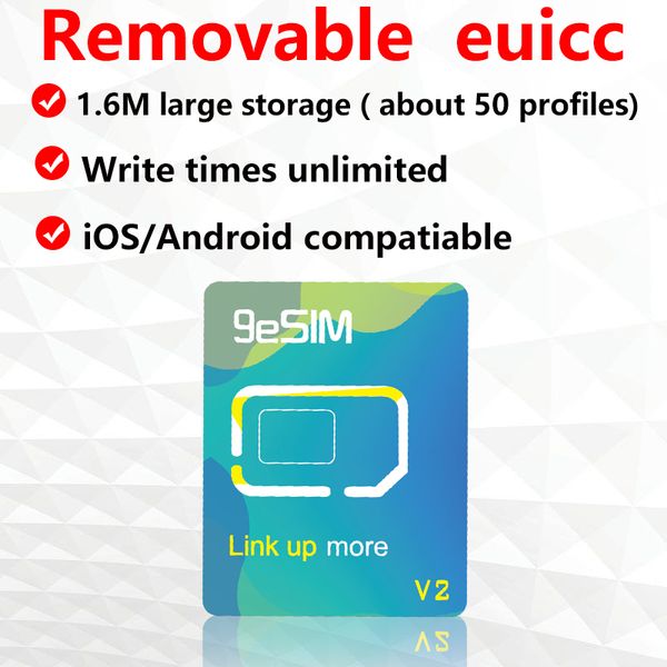 ESIM-to-SIM Adapter for iPhone 16 Pro Max & Earlier Models - EUICC Removable Card Module 9esim 5ber esim me estk