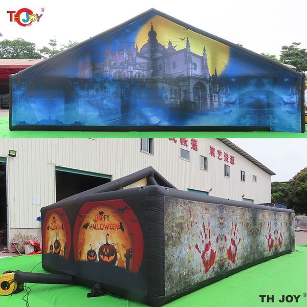 Outdoor Activities Halloween Playhouse Labyrinth 10x5m giant inflatable maze tag sport game for sale 56562132