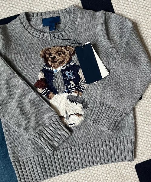 

lys Designer Women Knits Bear Sweater Polos Pullover Embroidery Fashion Knitted Sweaters Long Sleeve Casual Printed Wool Cotton y Tracksuit 58C, Yellow
