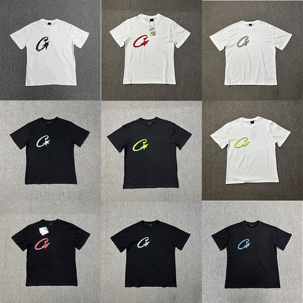 

mens t shirt cortezshirts designer t shirt ship Print Hip Hop Leisure Demon Short Sleeve Men's and Women's Fashion Brand Cotton T-shirts Street casual T-shirt, P-61