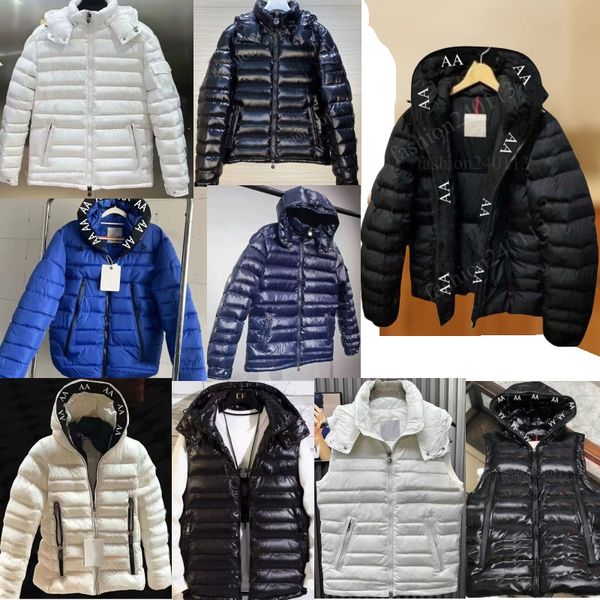 

Mens jacket puffer jacket men designer jackets womens winter coat puffer vest with NFC chips outerwear embroidered armband white duck Puffer coats Asian size M-5XL, Puffer vest3