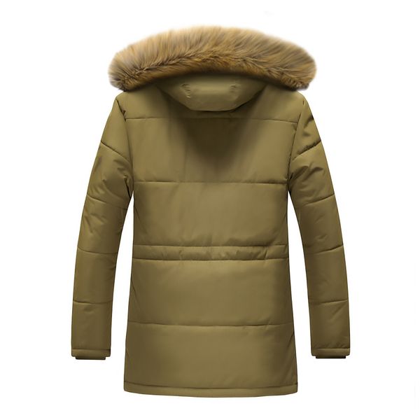 

H268A Trendy Unisex Overcoat Comfortable Thickened Cotton Jacket for Winters, Purple