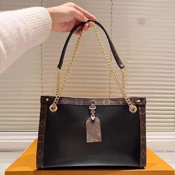 

Large capacity Leather Women Designer classics presbya Shoulder Bags pillow Bag Crossbody pouch purse handbags Totes, Black 31*21cm
