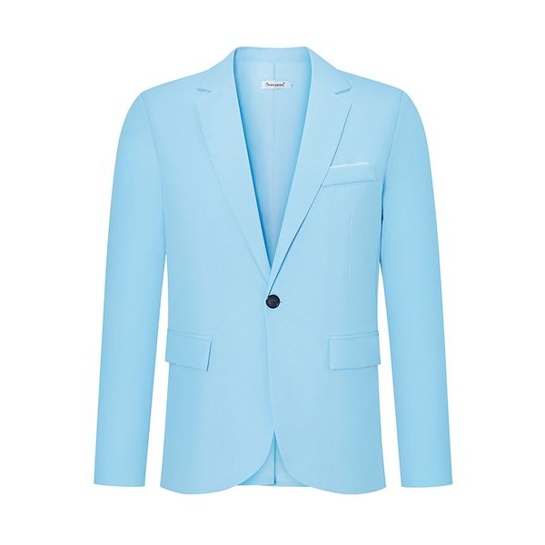 

H336 Suit middle-aged men's fashion casual suit jacket single western casual tops, Yellow