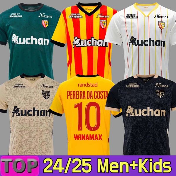 

24 25 RC Lens Soccer Jerseys 2024 Home Away SOTOCA FOFANA GANAGO PEREIRA DA COSTA 2025 Maillots De Foot Shirt OPENDA MEDINA BANZA DOUCOURE FARINEZ, Red
