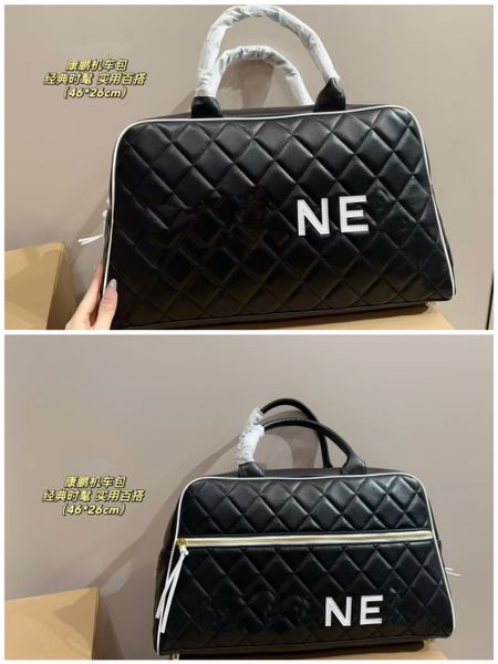 

Evening High Quality Leather Women Crossbody Shoulder Bags 2024 Solid Color Handbag Female Messenger Tote Boston Motorcycle Handbags 46CM, Black