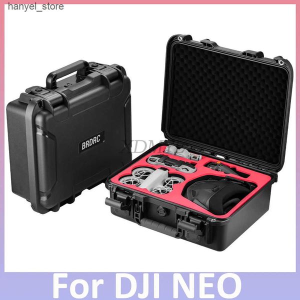 Drone Accessories Safety Storage Bag for DJI Neo Flight Glasses N3/Motion 3 Shell Waterproof Carrying Case Travel Portable Box Drones Accessories L240910