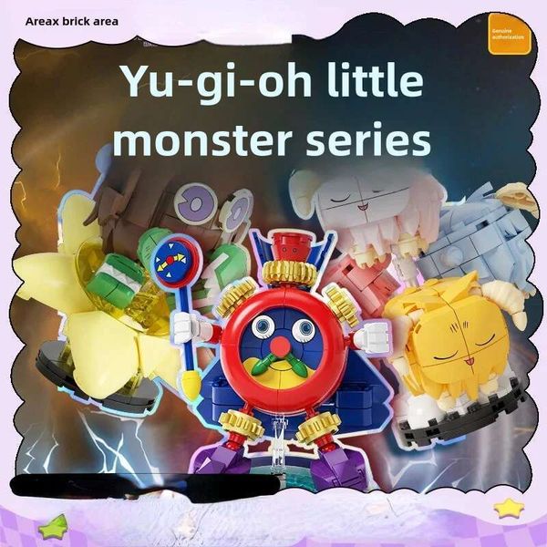 

Little Areax Monster Series Time Building Blocks Trendy Game King Authorized To Assemble Mobile Ornament Models Anime Dh2997019, Blue