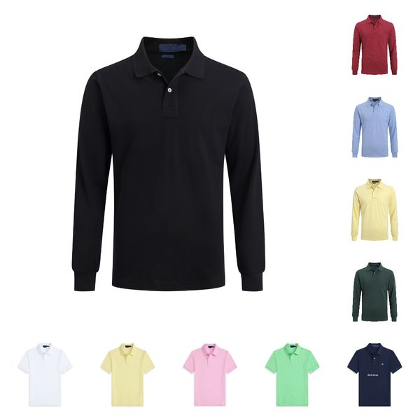 

mens polo designer polo long sleeve shirts mens tshirts small Horset t shirt crocodile embroidery Fashion man polos clothing asian size, #8