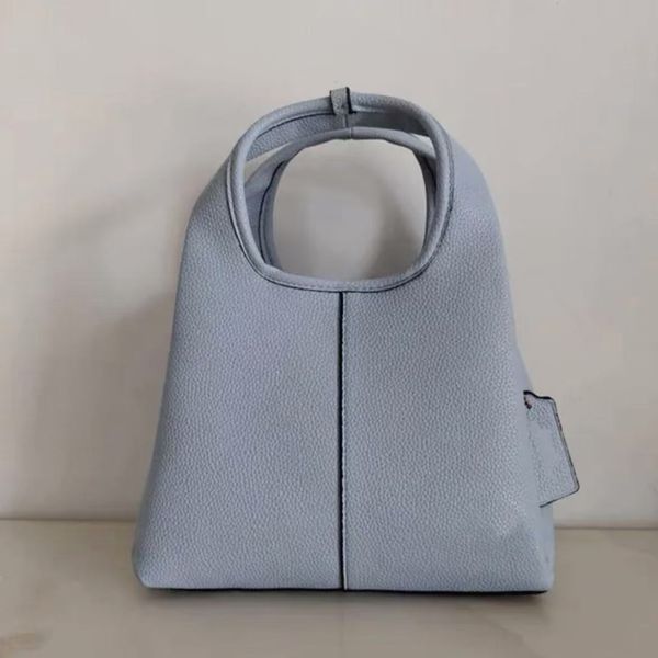

Tote bag Shoulder Bag Women Cowhide Leather Large Capacity Vegetable Basket Portable Female Bag Multi-color Bucket bags Underarm Bag Leather Crossbody Shopping Bag, 9#