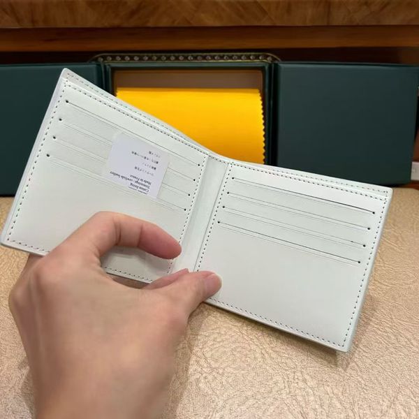 

Purses Designer Genuine Coin Women Fashion Leather Men Cardholder Key Pouch Passport Holders Wallet Mens Card, White
