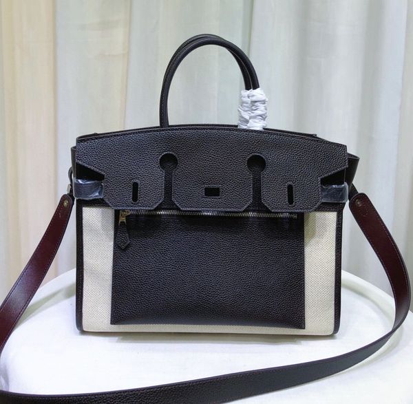 

Top Imported canvas bagOriginal Shopping BagFubao Skin Ladies Classic Large Capacity HandbagLadies' handbag, 1bag