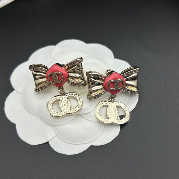 

Designer Charm earring Ear Stud Earrings Luxury Womens Jewelry Gold Plated Birthday Gift Earrings with Box