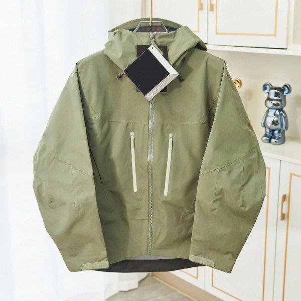 

Mens jacket Three Layer Outdoor zipper jackets Waterproof warm Jackets sports Women SV/LT/7th ARCs Jacket Male Casual Lightweight Hiking asian size, Yellow