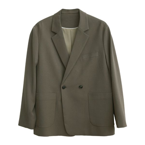 

H307 Men's casual suit jackets Autumn new arrival drapey single suits, Gold