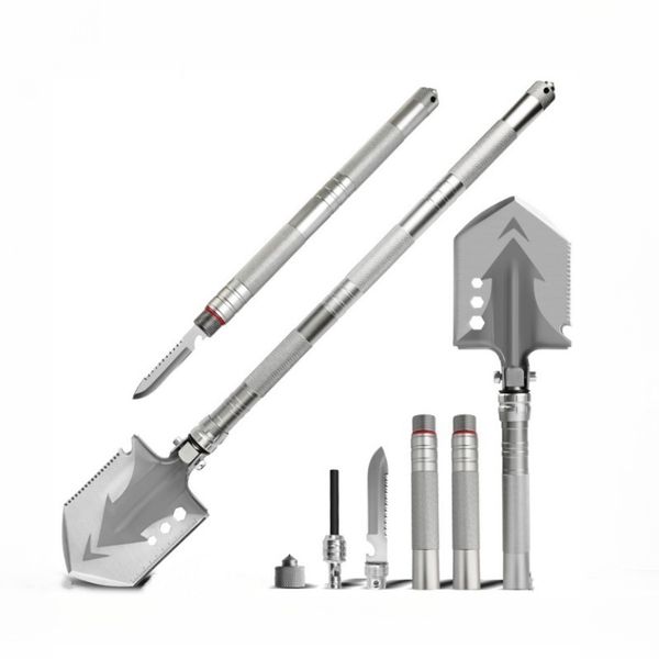 

Tactical Survival Shovel with Multiple Functions - Convenient and Sturdy Compact Utility Tool for Any Adventure