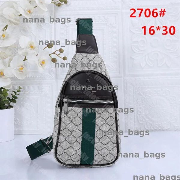 

Sling Bag Men Designer Crossbody Bags Men's Purses Sporty Woman Handbag Pu Leather Chest Pack Cross Body Chestpacks Man Shoulder Waist Bag BFD2412102, Black