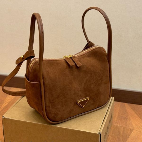 

Designer bags Classic bags Black Buckskin Leather Handbag Mobile phone bag Messenger bag Crossbody Bags Luxurys Shoulder bag Card Credit card slot Fortune bag 25m, Brown