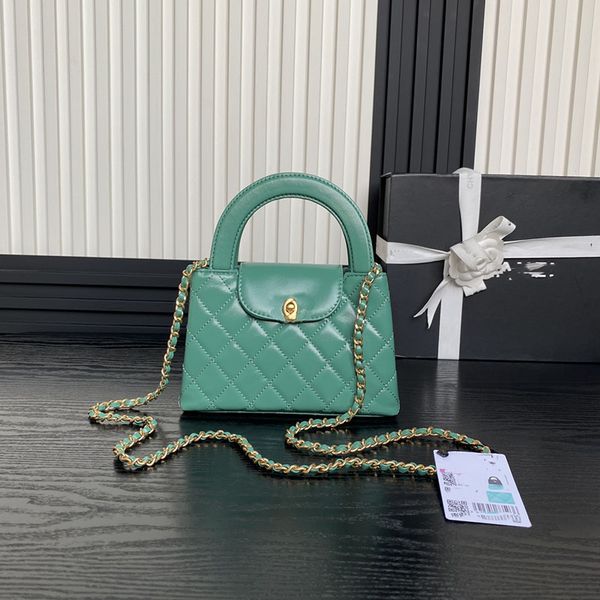 

AS4416 Leather Women Designer classics presbya Shoulder Bags Crossbody pouch purse handbags Totes 19CM, Blue