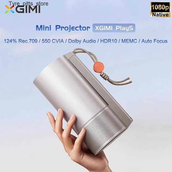 

Projectors XGIMI Play 5 High Brighess Cloud-Tilt Home 1080P Full HD Portable Smart Projector for Bedroom Outdoor Camping L240910