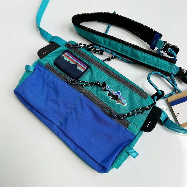 Mens Crossbody Bag Designer Bag Nylon Shoulder Bags Small Man Cross Body Crontrast Color Unisex