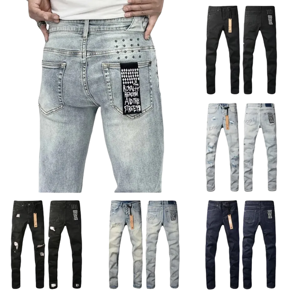

brand jeans men jean Ksubi jeans designer jeans fashion brand straight leg mens tight jeans broken hole zipper casual pants asian size, Ksubi-3002