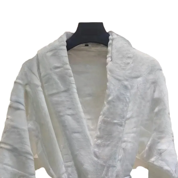 

2025 Veet Bathrobe Robe Designers Baroque Fashion Pamas Mens Women Letter Jacquard Printing Barocco Print Sleeves Shawl Collar Pocket Belt 100%, Multi