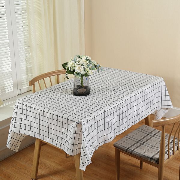 

W359 Rectangular simple waterproof and oil-proof tablecloth can be wiped